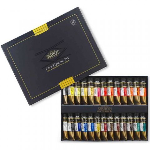 Mission Gold Pure Pigment Suluboya Tüp 24x15 Ml 2x7ml