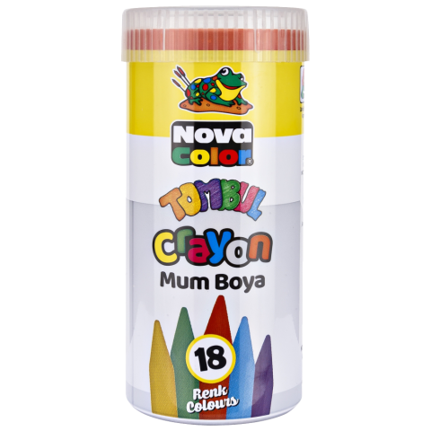 Novacolor Mum Boya Tombul 18 Li Tüp