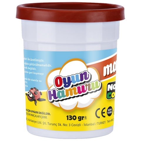 Novacolor Oyun Hamuru Maxi 130 Gr (kahverengi)
