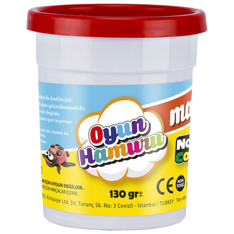 Novacolor Oyun Hamuru Maxi 130 Gr (kırmızı)
