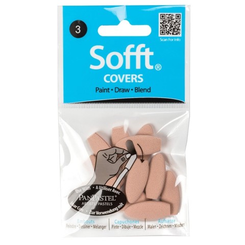 PAN PASTEL 10 - COVERS (NO.3 OVAL) SET