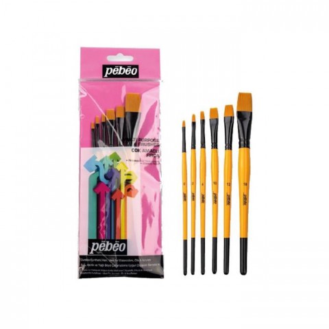 Pebeo Set-3 6'lı Fırça Seti
