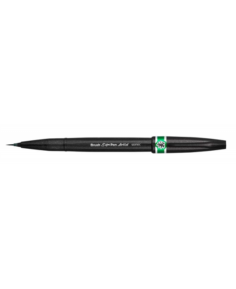 Pentel Artist  Fırça Uçlu Ekstra İnce Marker Green