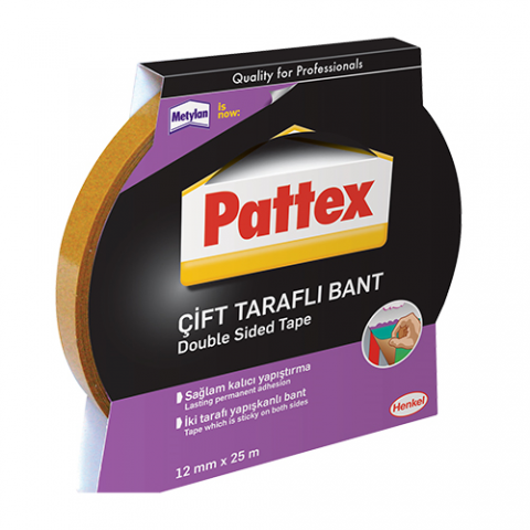 Pattex---çift Taraflı Bant Şeffaf 12mm X 25m