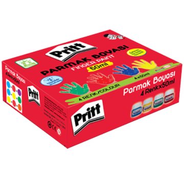 Pritt---parmak Boyası - 4 Renk - 50ml
