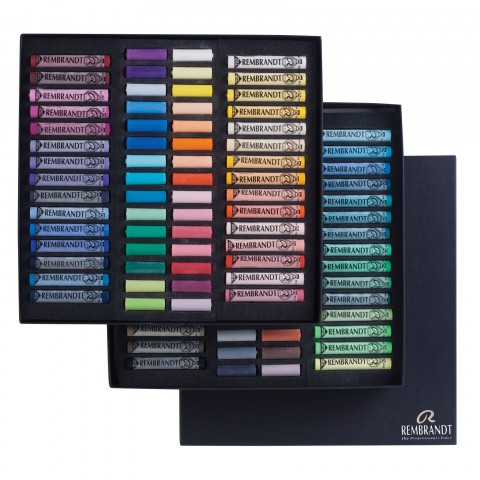 Rembrandt  Soft Pastel Master Set 120 Renk (60 Tam Boy - 60 Yarım Boy)