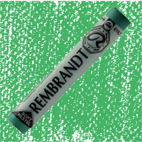 Rembrandt Soft Pastel - Permanent Green Deep 7 619.7
