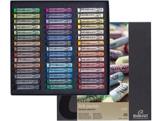 Rembrandt Soft pastel set General Selection | 45 whole pastels