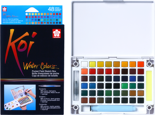 Sakura Koi Watercolours Sulu Boya Seti 24lü XNCW-24N