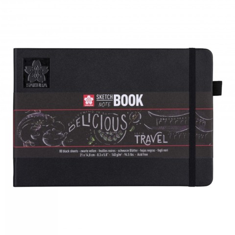 Sakura Sketch/notebook black paper | 21 x 14.8 cm, 140 g, 80 pages