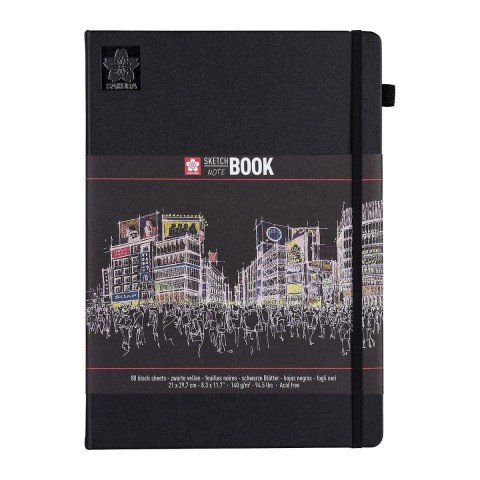 Sakura Sketch/notebook black paper | 21 x 29.7 cm, 140 g, 80 pages