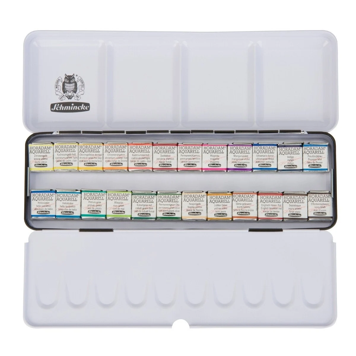 Schmincke Horadam Aquarell Sulu Boya Seti Yarım Tablet 24lü