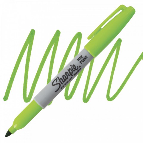Sharpie Fine Permanent Markör -limon Yeşil