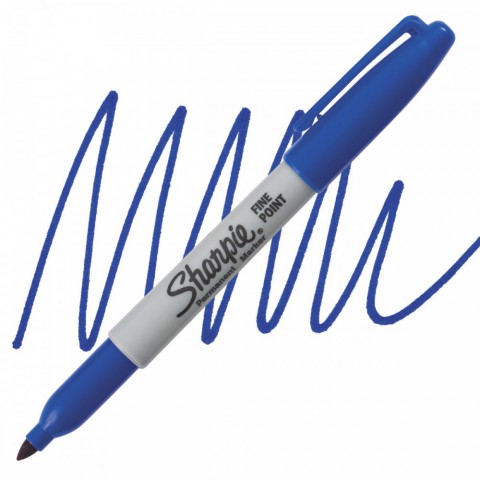 Sharpie Fine Permanent Markör  -mavi