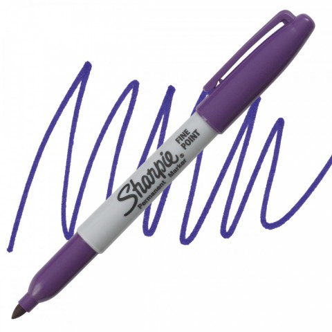 Sharpie Fine Permanent Markör  -mor