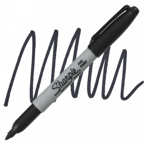 Sharpie Fine Permanent Markör - Siyah