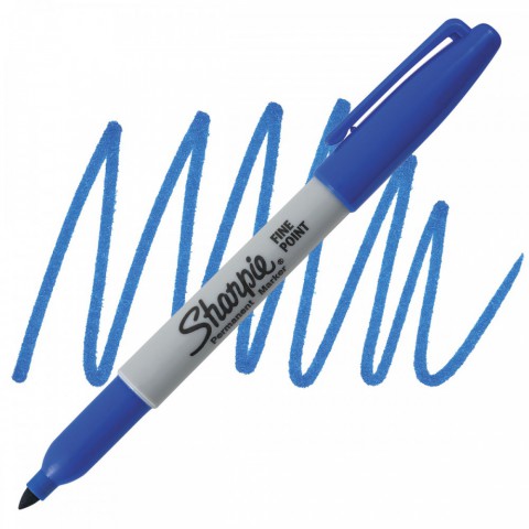 Sharpie Fine Permanent Markör  -t.mavi
