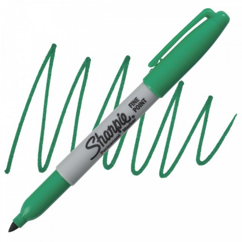 Sharpie Fine Permanent Markör  -yeşil
