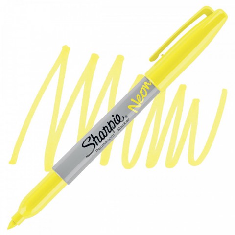 Sharpie Neon Permanent Markör, Fosforlu Sarı