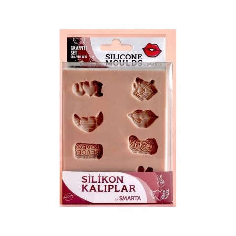 Smarta Silikon Kalıp -  Graffiti