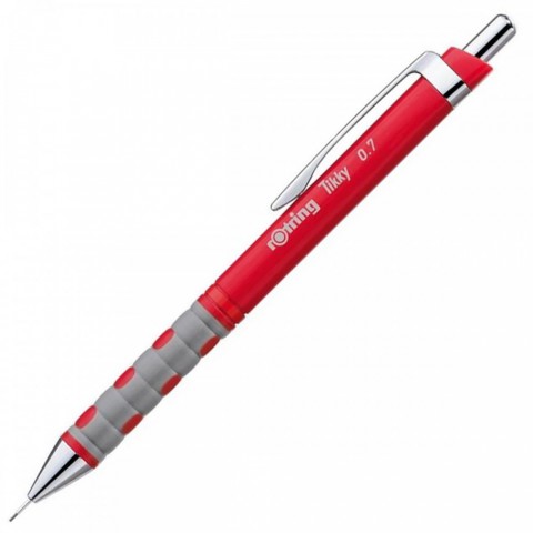 Tıkky Mekanik Kurşun Kalem  Kırmızı 0.7 Mm