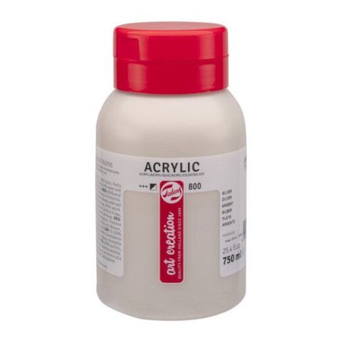 Talens Art Creation Akrilik Boya 750 ml Silver 800