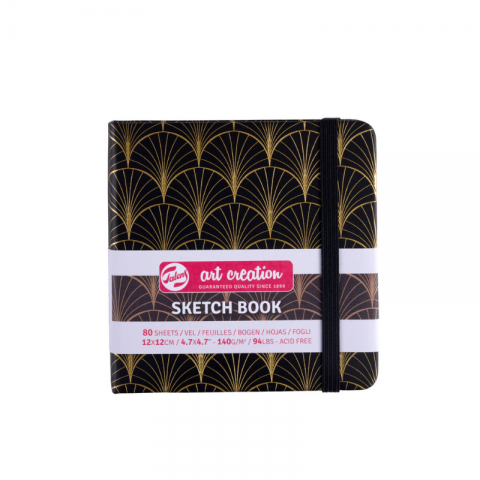 Talens Art Creation Sketchbook Art Deco | 12 x 12 cm, 140 g, 80 sheets