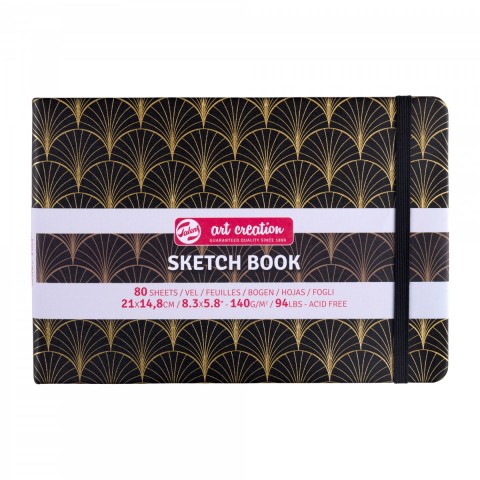 Talens Art Creation Sketchbook Art Deco | 12 x 12 cm, 140 g, 80 sheets
