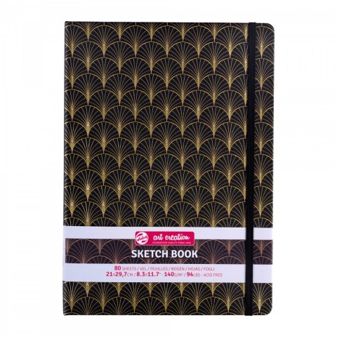 Talens Art Creation Sketchbook Art Deco | 21 x 29.7 cm, 140 g, 80 sheets