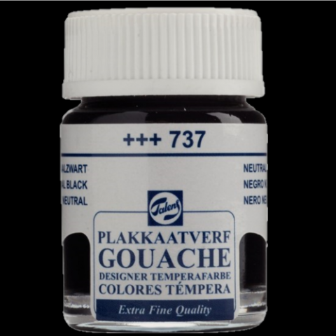 Talens Guaj Boya 16 Ml Neutral Black