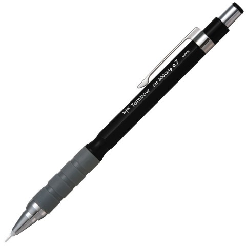 Tombow SH-300 Grip Mekanik Kurşun Kalem 0,7mm Siyah