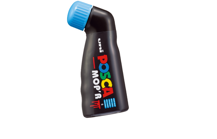 Uni POSCA MOP'R 3.0-19.0 SuBazlı MopMarkörü A.Mavi