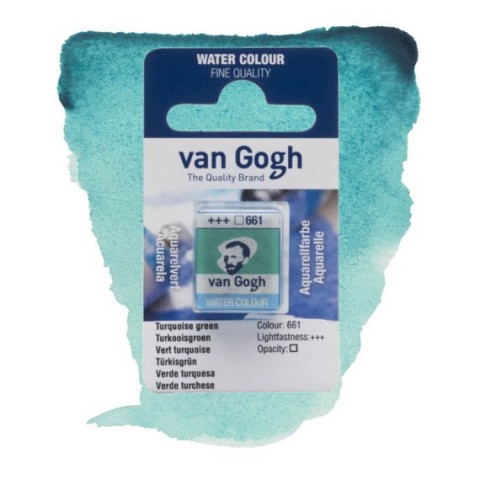 Van Gogh Sulu Boya Tablet - Turquıse Green