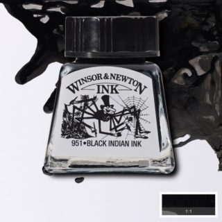 Wn Çizim Mürekkebi 14ml Indian Black 030