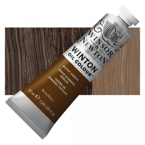 Winsor Newton Yağlı Boya 37ml Burnt Umber 076 (3)