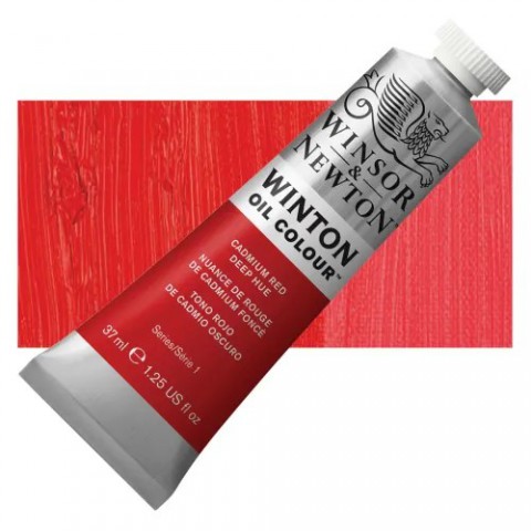 Winsor Newton Yağlı Boya  37ml Cadmium Red Dp.Hue 098 (6)