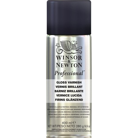 Winsor Newton Profesyonel Sprey Vernik 400ml Parlak