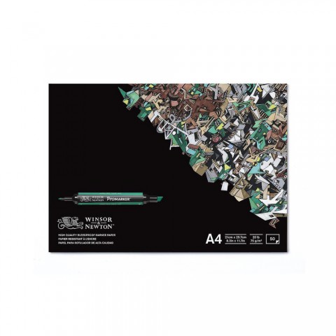 Winsor&newton Bleedproof Marker Paper Pad 75g 50 Yaprak A4